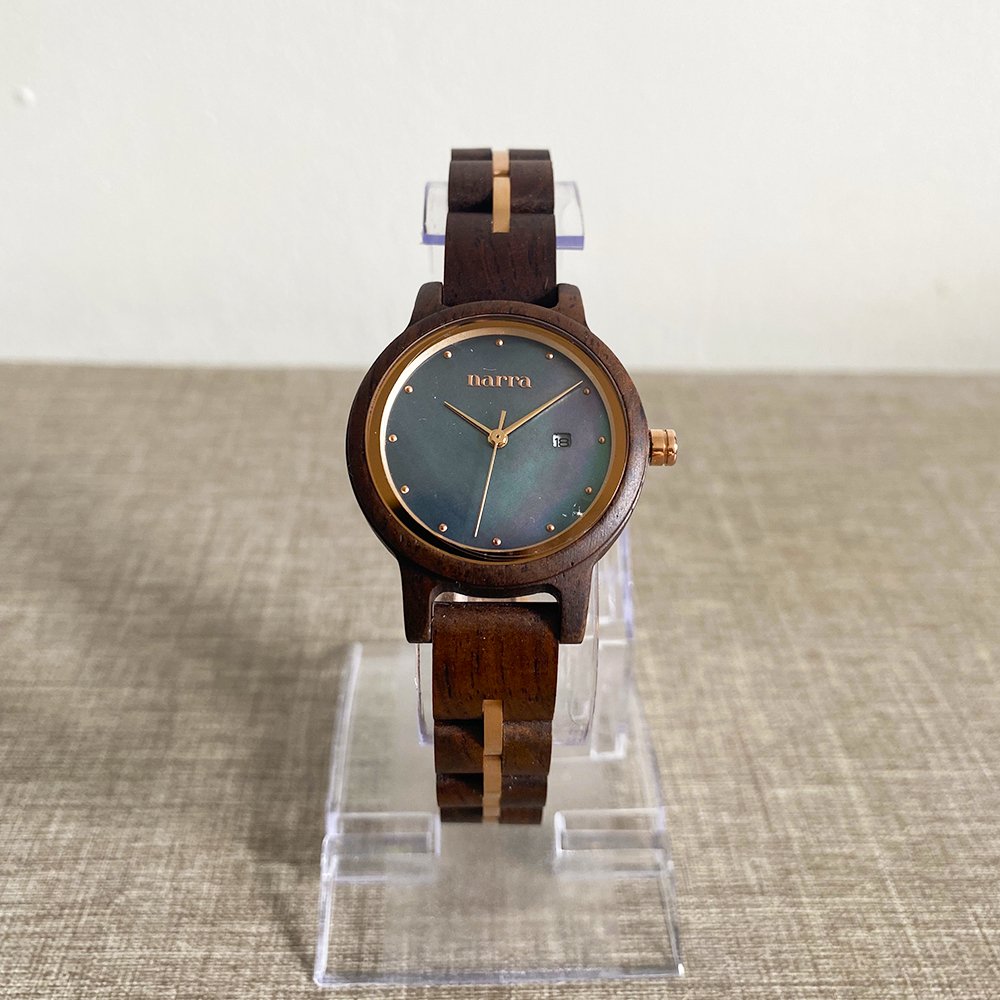 Andromeda in Leadwood and Black - Narra Wooden Watches