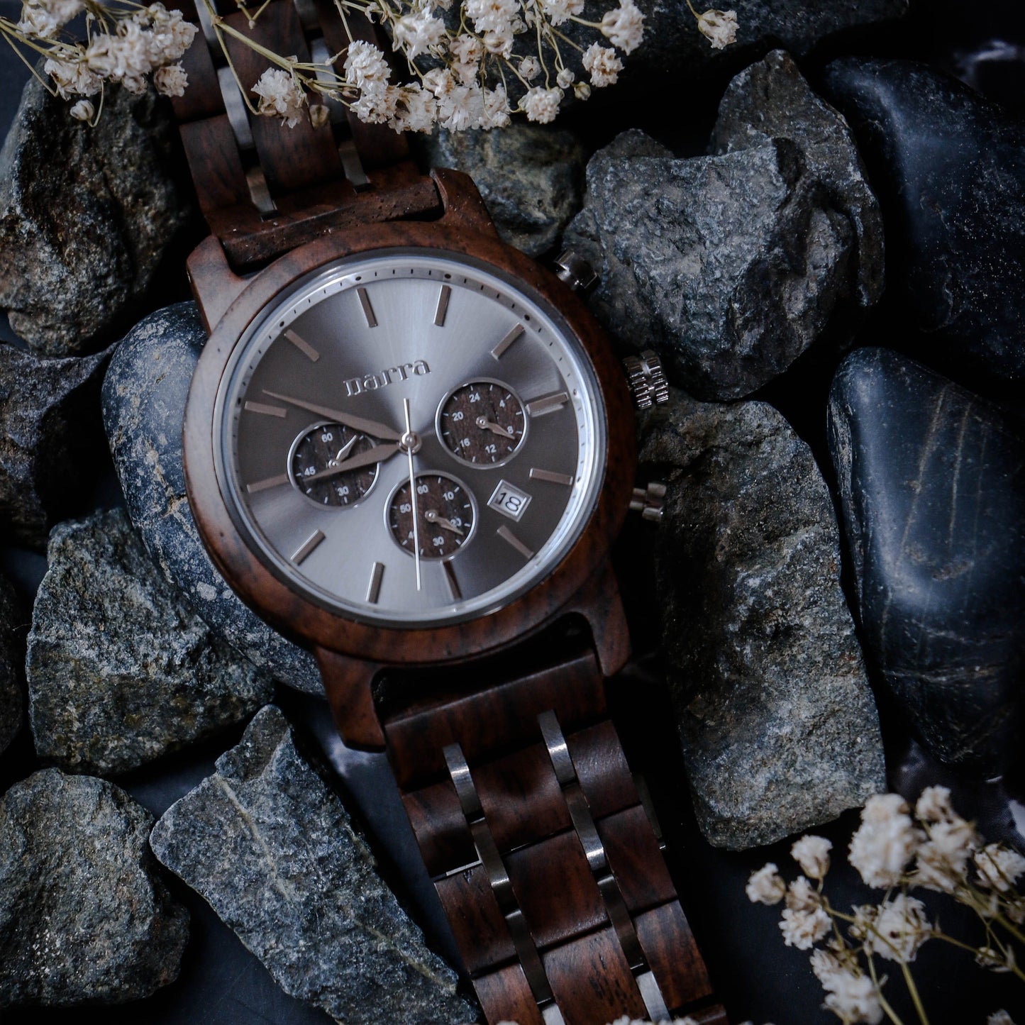 Apollo in Leadwood and Grey* NEW - Narra Wooden Watches
